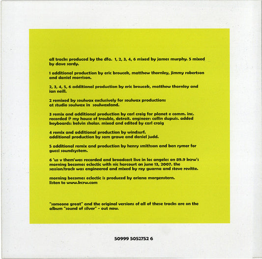 LCD Soundsystem : Someone Great (CD, Single)