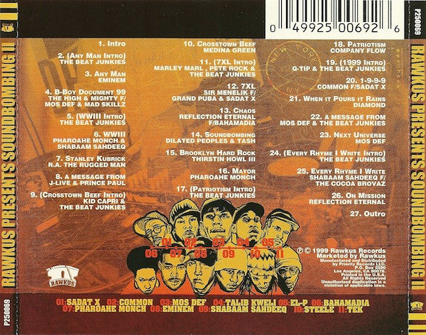 Various : Soundbombing II (CD, Mixed)