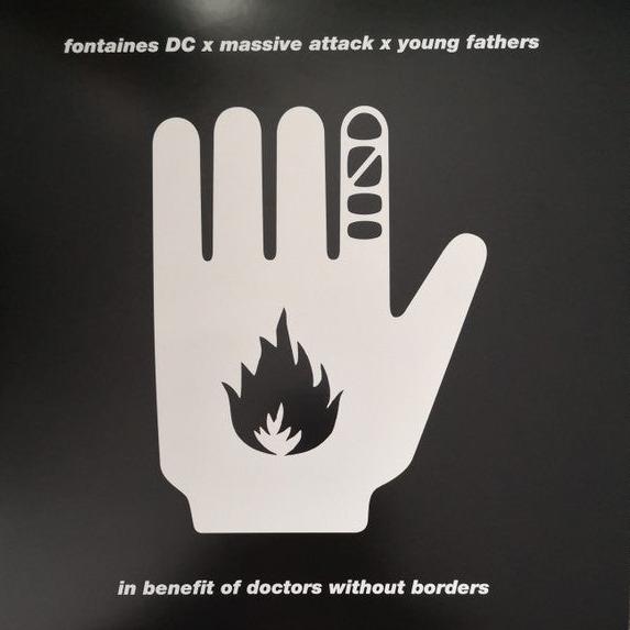 Fontaines DC* X Massive Attack X Young Fathers : Ceasefire (12", EP, Whi)