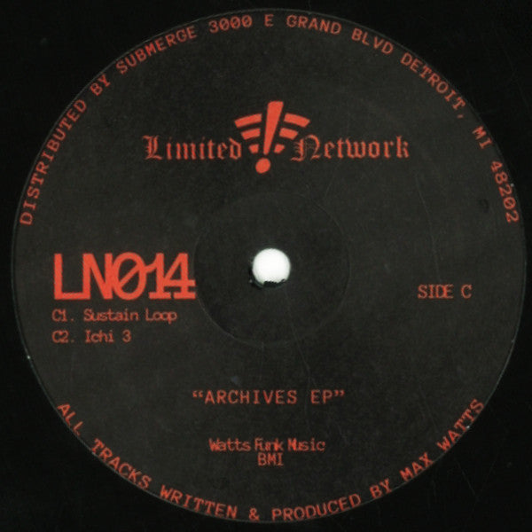 Max Watts (2) : Archives EP (2x12", EP)