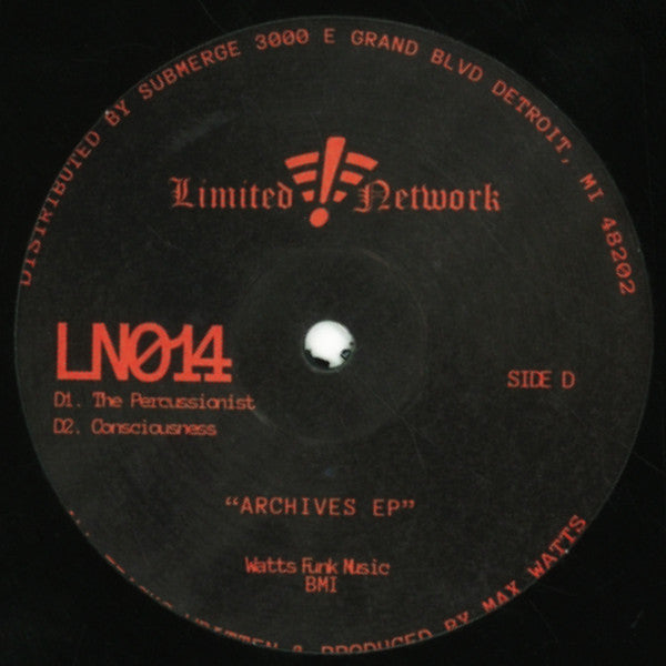 Max Watts (2) : Archives EP (2x12", EP)