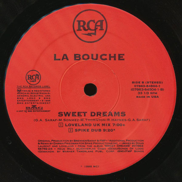 La Bouche : Sweet Dreams (12")