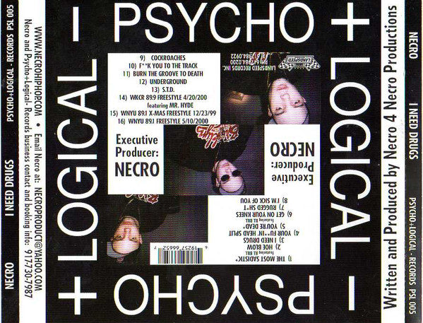 Necro : I Need Drugs (CD, Album)