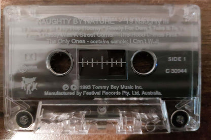 Naughty By Nature : 19 Naughty III (Cass, Album)