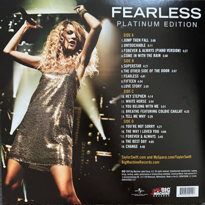 Taylor Swift : Fearless (Platinum Edition) (2xLP, Album, RE, MPO)