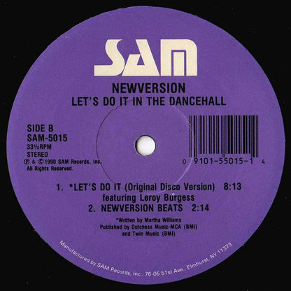 Newversion : Let's Do It In The Dancehall (12")