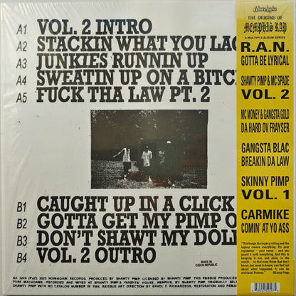 Shawty Pimp & MC Spade (2) : Vol. 2: Gotta Get My Pimp On (LP, Album, RE, Gal)