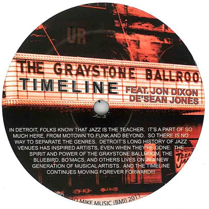 Timeline (2) Feat. Jon Dixon (3) & De'Sean Jones : Graystone Ballroom EP (12", EP)