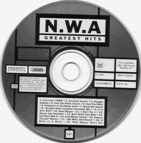 N.W.A* : Greatest Hits (CD, Comp)