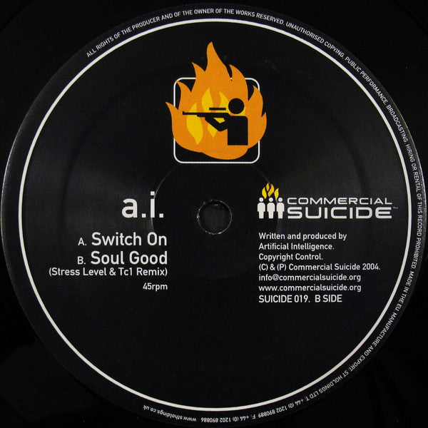 a.i.* : Switch On / Soul Good (Stress Level & Tc1 Remix) (12")