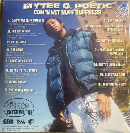 Mytee G. Poetic : Com'n Wit Nuff Ruffness (2xLP, Album, Ltd, RE)