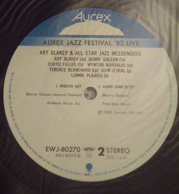 Art Blakey & All Star Jazz Messengers* : Aurex Jazz Festival '83 (LP, Album)