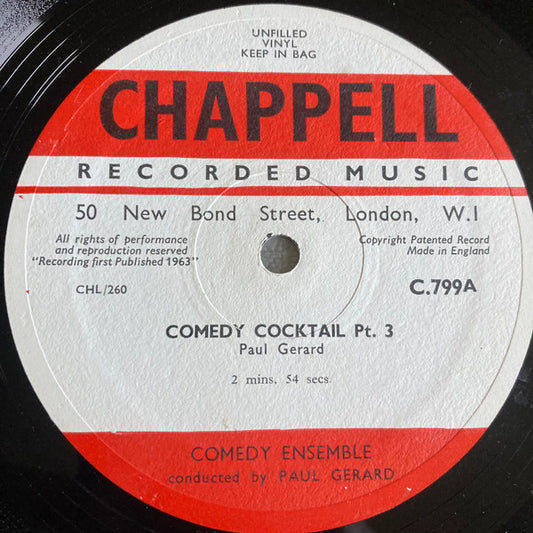 Comedy Ensemble : Comedy Cocktail Pt. 3 & 4 (10")