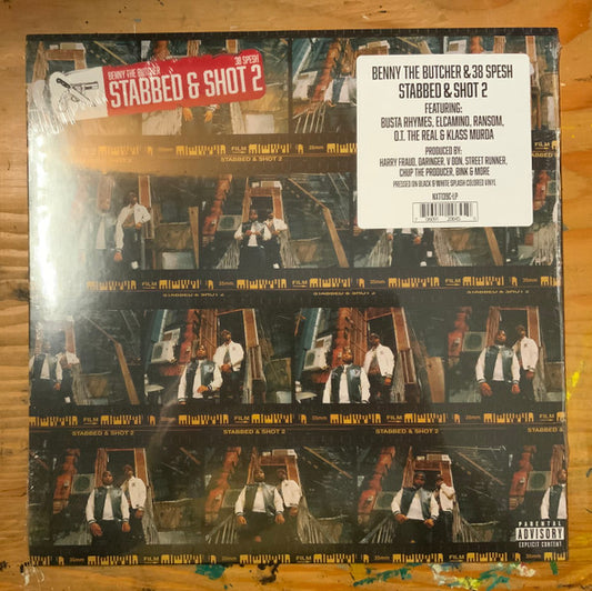 Benny (45) & 38 Spesh : Stabbed & Shot 2 (LP, Album, Ltd, Bla)