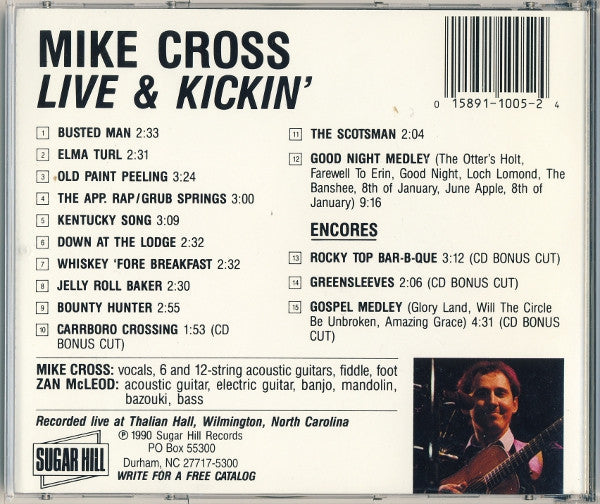 Mike Cross (4) : Live & Kickin' (CD, Album, RE, RM)