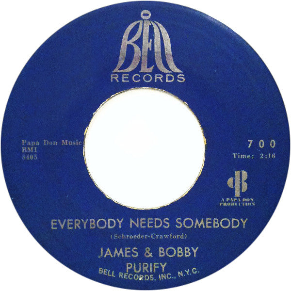 James & Bobby Purify : Do Unto Me (7", Single)