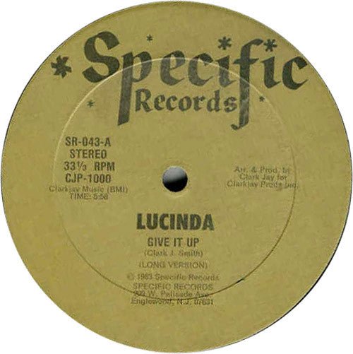 Lucinda (5) : Give It Up (12")