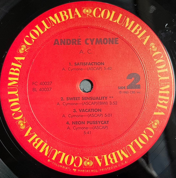 André Cymone : A.C. (LP, Album)