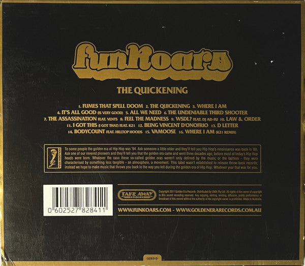 The Funkoars* : The Quickening (CD, Album)