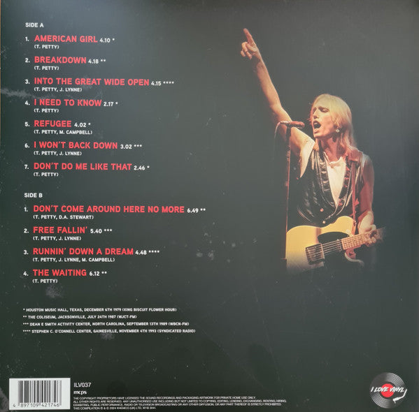 Tom Petty : Tom Petty Greatest Hits ... Live (LP, Album)