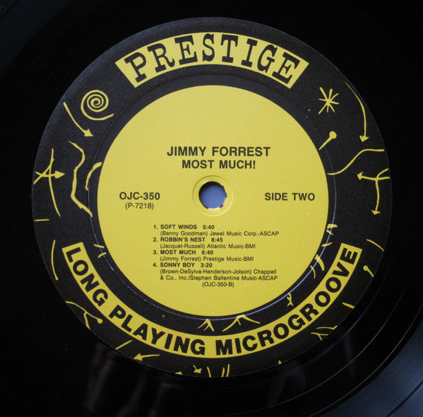 Jimmy Forrest : Most Much! (LP, Album, RE, RM)