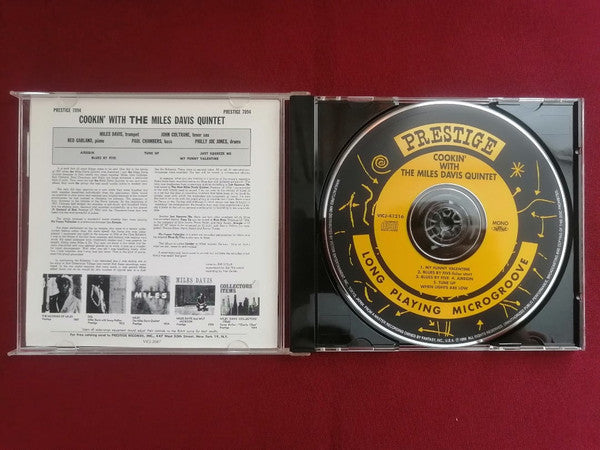 The Miles Davis Quintet : Cookin' With The Miles Davis Quintet (CD, Album, Mono, RE, RM)