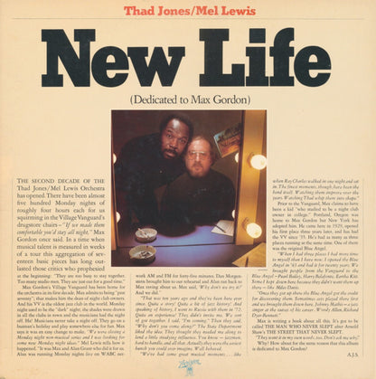 Thad Jones / Mel Lewis* : New Life (Dedicated To Max Gordon) (LP, Album, Uni)