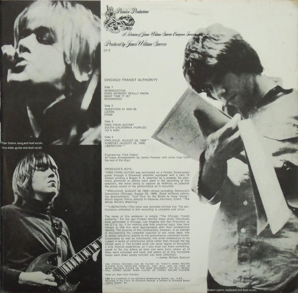 Chicago Transit Authority* : Chicago Transit Authority (2xLP, Album, , O)