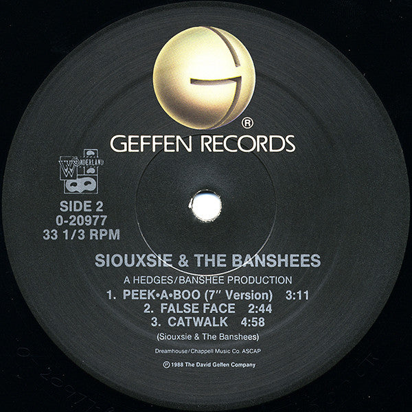 Siouxsie And The Banshees* : Peek-A-Boo (12", Maxi)