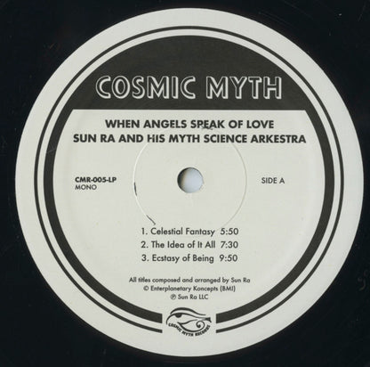 Sun Ra And His Myth Science Arkestra* : When Angels Speak Of Love (LP, Mono, RE, RM)