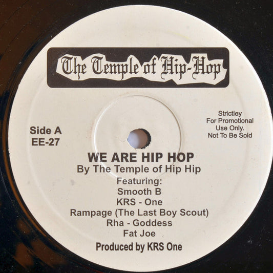 The Temple Of Hip-Hop* : We Are Hip Hop (12", Promo)