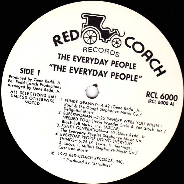 The Everyday People : The Everyday People (LP, Album, RE, Rai)