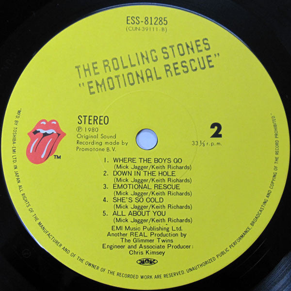 The Rolling Stones : Emotional Rescue (LP, Album)