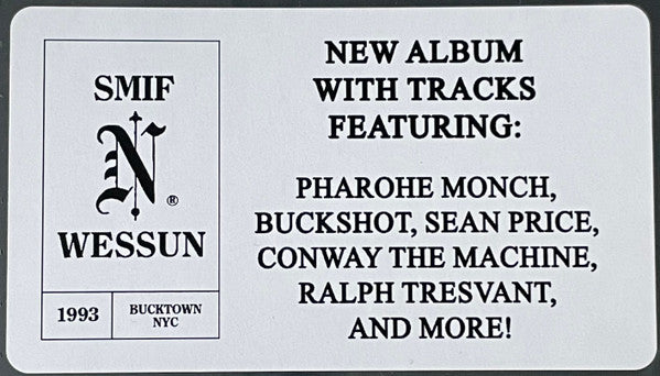 Smif N Wessun* : Infinity (2xLP, Album, Gat)