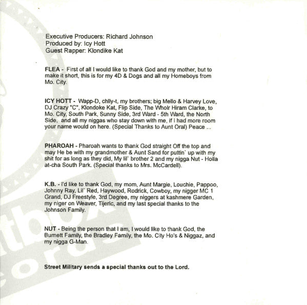 Street Military : Aggrivated Rasta (CD, EP, RE, RP)