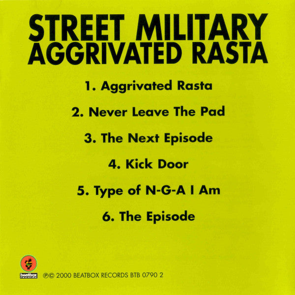 Street Military : Aggrivated Rasta (CD, EP, RE, RP)