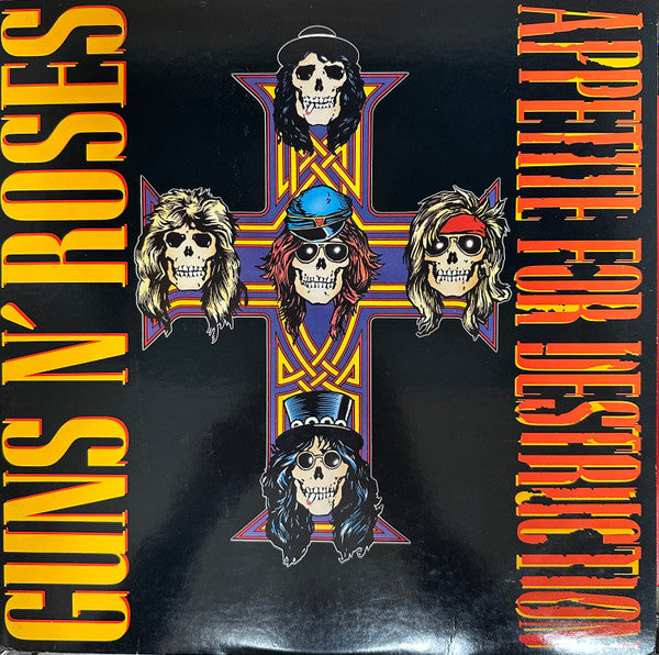 Guns N' Roses : Appetite For Destruction (LP, Album)