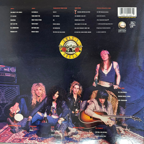 Guns N' Roses : Appetite For Destruction (LP, Album)