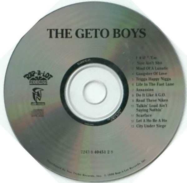 Geto Boys : The Geto Boys (CD, Album, RE, EMI)