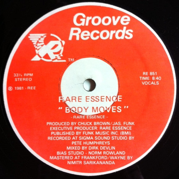 Rare Essence : Body Moves (12")