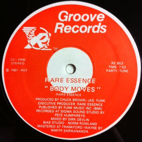 Rare Essence : Body Moves (12")