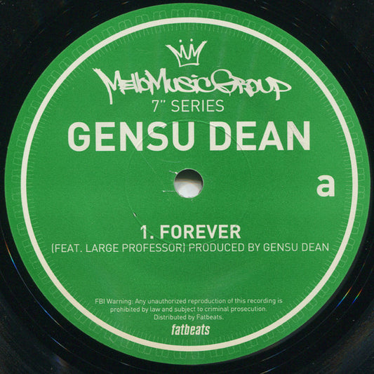 Gensu Dean : Forever (7", Ltd)