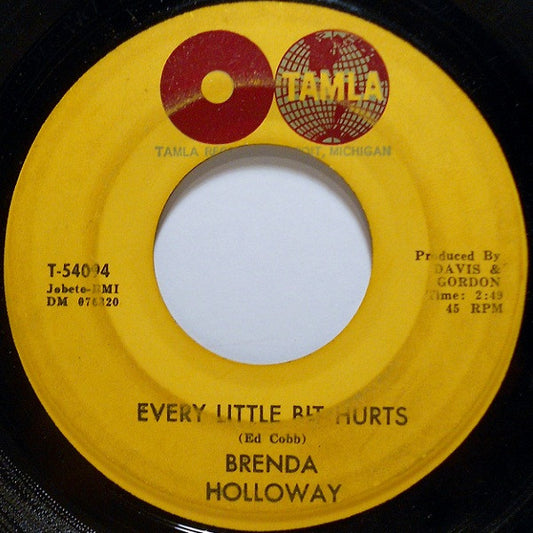 Brenda Holloway : Every Little Bit Hurts / Land Of A Thousand Boys (7", Single, ARP)
