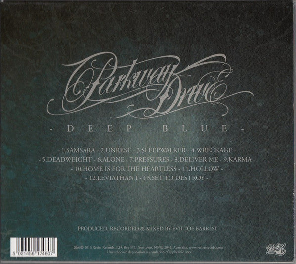 Parkway Drive : Deep Blue (CD, Album, O-C)