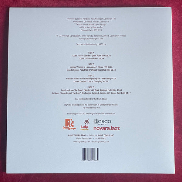 Da Funkie Junkie & Cosmic Girl (4) : Caviar Jazz - A Journey Into Jazz Inflected House Music (2x12", Comp, Dlx, Gat)