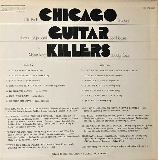 Various : Chicago Guitar Killers (LP, Comp)