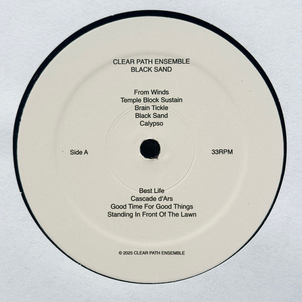 Clear Path Ensemble : Black Sand (LP, Album, Ltd)