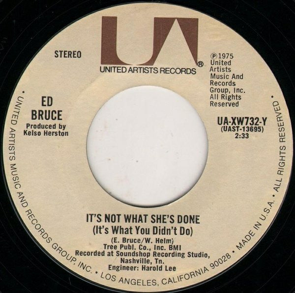 Ed Bruce : Mammas Don't Let Your Babies Grow Up To Be Cowboys (7")