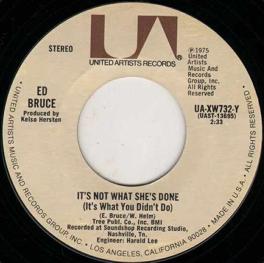 Ed Bruce : Mammas Don't Let Your Babies Grow Up To Be Cowboys (7")