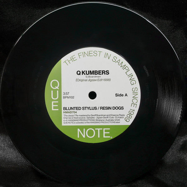 Blunted Stylus : Q Kumbers (7", Ltd, Bla)